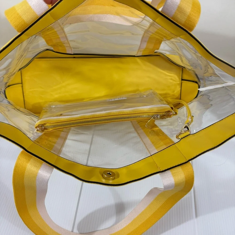 81. Transparent Yellow Tote Bag